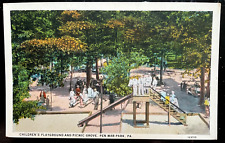 Vintage Postcard 1928 Playground & Picnic Grove, Pen-Mar Park, Pennsylvania (PA) picture