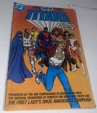 The New Teen Titans President Drug Awareness Campaign DC Comic 1983 Nancy Reagan picture