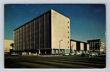 Stockton CA-California, Court House, San Joaquin County, Vintage c1965 Postcard picture