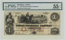 Adrian Insurance Co. $1 - Obsolete Banknote - Paper Money - Paper Money - US - O picture