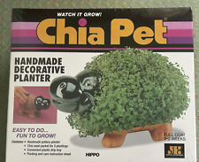 New Chia Pet Hippo Hippopotamus Planter & Seeds 2009 Old Stock Factory Sealed picture