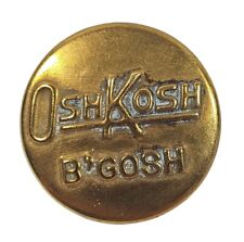 Vintage Osh Kosh B’Gosh Brass Button picture