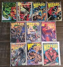Wizard The Guide To Comics 1994 - 1997 Lot Of 10 Boarded & Bagged picture