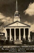 Vintage Real Photo Postcard RPPC St Josephs Cathedral Church Bardstown KY  picture