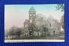 Vintage c1910 High School Jackson Minnesota MN Postcard picture