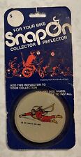 Vintage Shazam SNAP ON Bike Reflector SUPER FRIENDS DC JLA New Old Stock 1976 picture