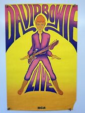 David Bowie Poster Ziggy Stardust Design by George Underwood Orig RCA Promo 1972 picture