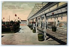 c1910's Roof Garden Elks Club Sacramento California CA Posted Antique Postcard picture