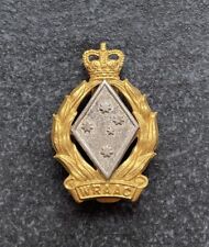 Genuine Australia Women’s Royal Australian Army Corps Silver Gilt Cap Badge picture