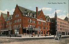 Hotel Superior,WI Douglas County Wisconsin Antique Postcard Vintage Post Card picture