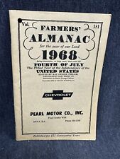Chevrolet Pearl Motor Co. Anna Illinois 1968 Farmers Almanac OK Used Cars picture