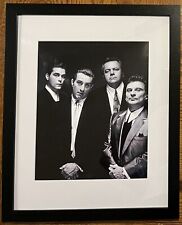 New Framed-Matted 8x10 of The Cast Of GoodFellas-De Niro-Pesci-Liotta-Sorvino. picture