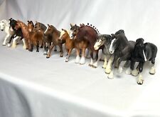 Lot of 13 Schleich and Papo Horses Collectible Farm Animal Toy Figurines picture
