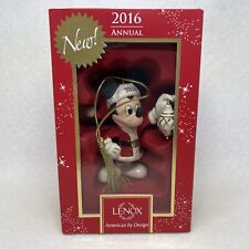Lenox Disney 2016 Annual Decorate The Season Mickey Mouse Christmas Ornament picture