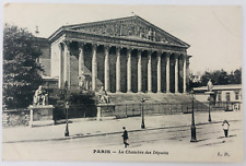 Vintage Paris France La Chambre des Deputes Chamber of Deputies Postcard P52 picture