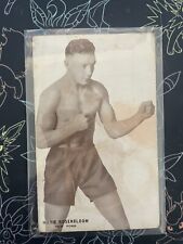 Antique 1927 Boxing Arcade Post Card Maxie Rosenbloom Sweden Exhibit Supply Co picture