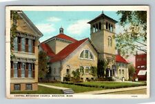 Brockton MA-Massachusetts Central Methodist Church, c1932 Vintage Postcard picture