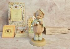 Vtg Enesco Memories of Yesterday Figurine Time To Celebrate S0105 WITH 5YR BADGE picture