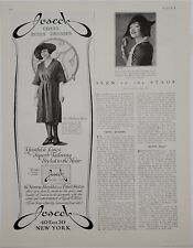 1920 Joseck Antique WW1 Era Ad Women's Coats Suits Dresses Fashion Esther Howard picture