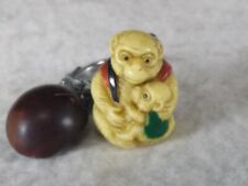 Tosa monkey parent and child netsuke　/ in Kohchi Japan picture