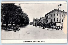 Iowa City Iowa IA Postcard Panorama Exterior View Building c1908 Vintage Antique picture