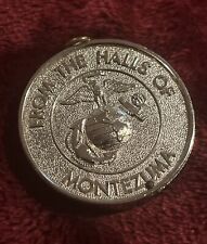 U.S. MARINES CORPS 1775 VINTAGE COIN SHAPED LIGHTER picture