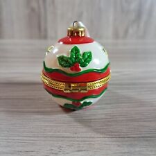 Michael Anthony Christmas Ornament Hinged Egg Box picture