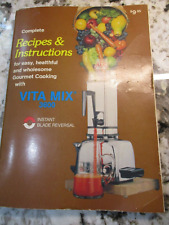 Vintage Vita-Mix 3600 Recipes & Instruction Booklet - 1983 picture