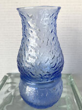 1998 •  7” Hermitage Pottery Blue Glass Lamp Beautiful  picture