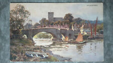 VTG c1920 Postcard Aylesford England From Original Watercolor by E. W. H. A1276 picture