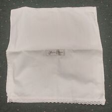 Victorian Trading Hopeless Romantic White Cotton Lingerie Bag White Lace 4E picture
