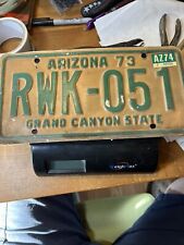 Vintage Arizona License Plate 1974 - RWK-051 picture