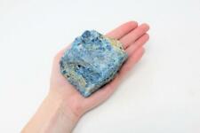 Blue Apatite XL Rough Raw Chunk - High Grade A Quality - Healing Crystals picture