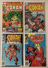 Conan Annual lot #5-11 Newsstand Marvel 6 diff 6.0 FN (1979-86) picture