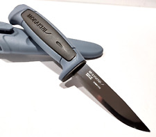 MORA SWEDEN MORAKNIV MILITARY BLUE/GRAY BASIC 546 STAINLESS STEEL TACTICAL KNIFE picture