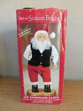 Vintage Kohl's Make The Seasons Merry And Bright Hip Swinging Santa ** READ** picture