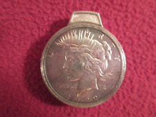 Rare Vintage John Beckwith 1922 Peace Silver Dollar Coin Pocket Lighter picture