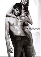 2009  magazine AD CALVIN KLEIN JEANS BODY Eva Mendes & Jamie Dornan Sexy 061924 picture