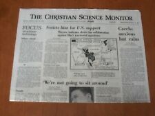 1968 JULY 23 THE CHRISTIAN SCIENCE MONITOR -SOVIETS HINT FOR US SUPPORT- NP 4662 picture