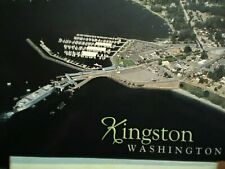 AMAZING POST CARD AERIAL VIEW FERRY TERMINAL KINGSTON WA.. picture