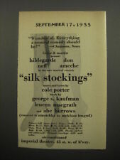 1955 Silk Stockings Play Ad - Wonderful. Everything a musical comedy should be picture