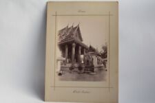 Siam Temple Photograph Wat Phra Kaeo Thailand Salt Paper (57810) picture