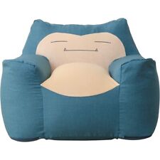 Pokemon Snorlax Cellutane Beads Big Sofa Washable cover dark blue seat NEW Japan picture