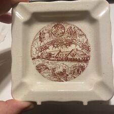 Vintage Pere Marquette State Park Ceramic Ashtray-Hotel Lodge-Shelter-Museum picture