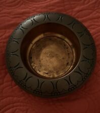 Chase copper dish; antique/ art deco picture