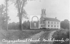 Congressional Church North Granby Connecticut CT Reprint Postcard picture