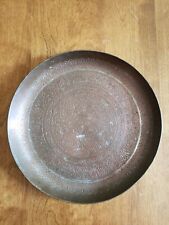 REDUCED Antique Islamic Middle Eastern Copper Tray - SIGNED* picture