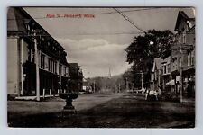 Phillips ME-Maine, Main Street, Advertisement, Antique, Vintage Postcard picture