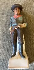 Lionstone Sculptured Porcelain 1969 Cowboy Calvary Scout Whiskey Decanter Empty picture