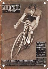 Vintage European Cycling Miroir Print Mag Reproduction Metal Sign B688 picture